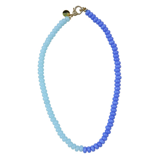 Blue Rock Candy Necklace