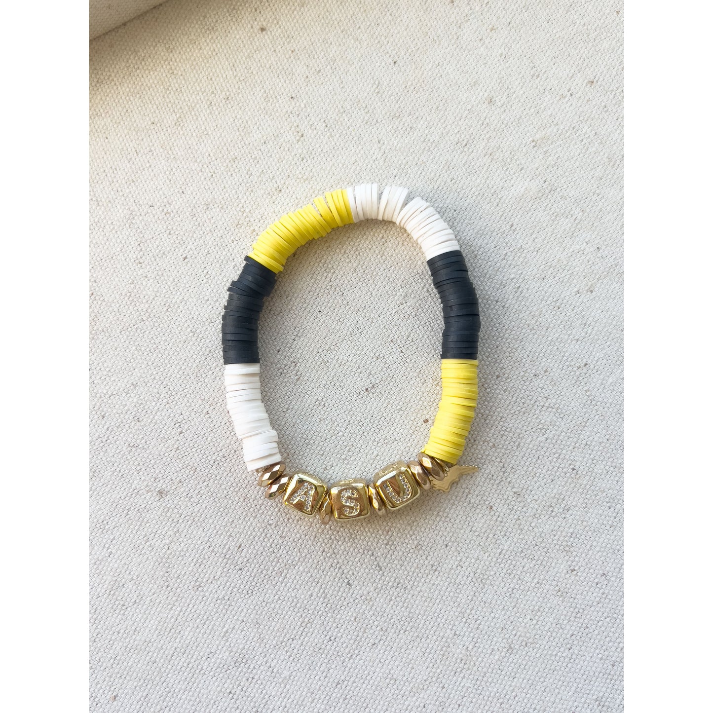 Appalachian State (ASU) Pave Stretch Bracelet