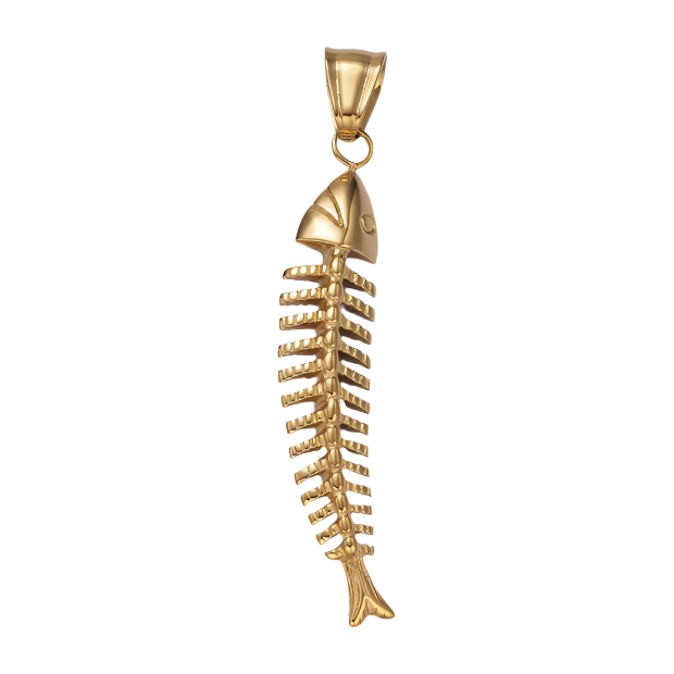 Bone Fish Pendant