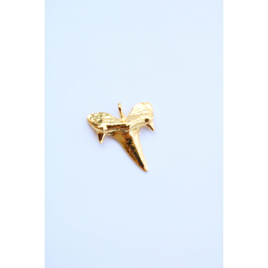 Gold Shark Tooth Pendant