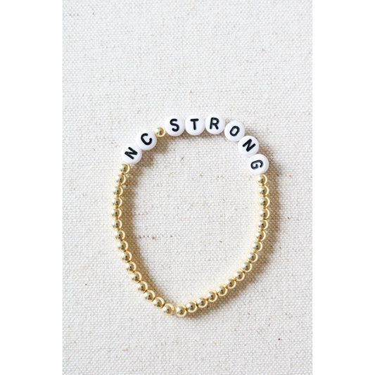 NC Strong Beaded Bracelet - 100% to Helene Relief