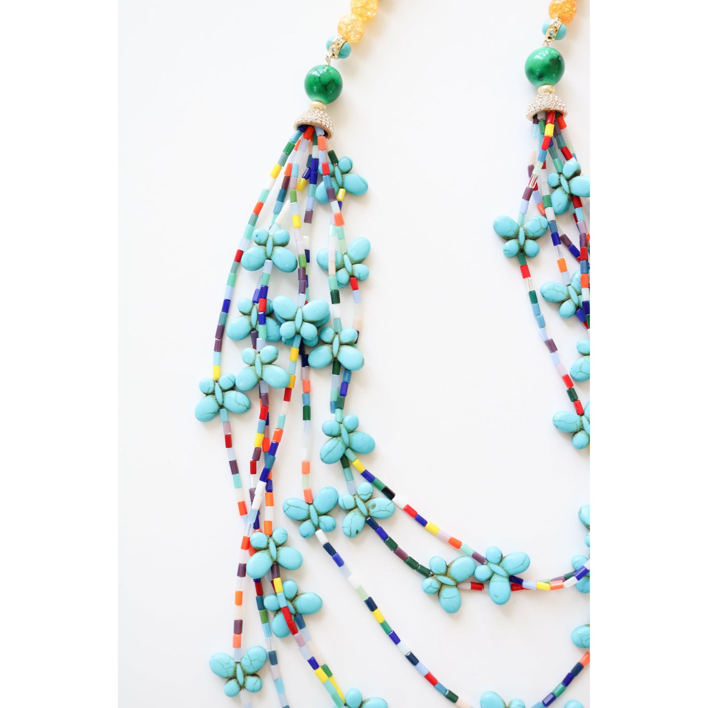 Turquoise Kaleidoscope Necklace