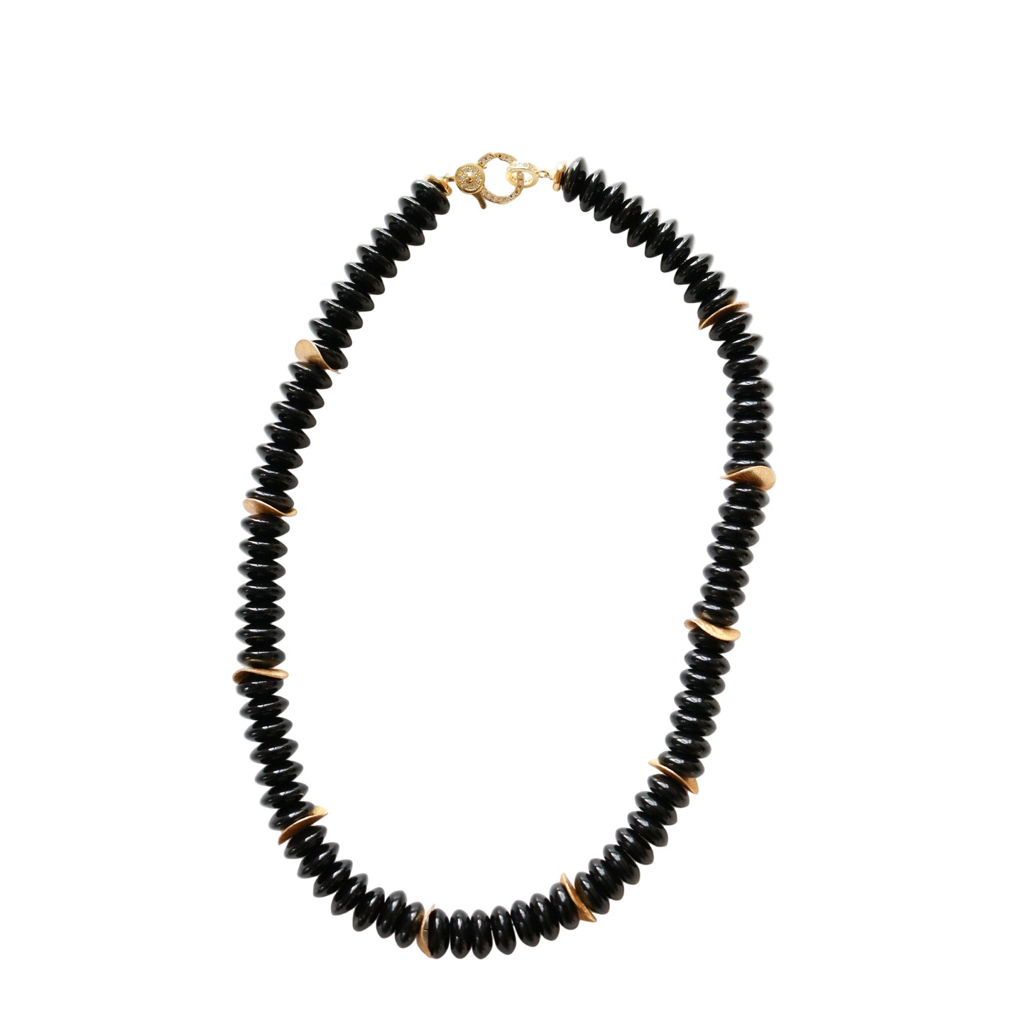 Black Onyx Beaded Necklace