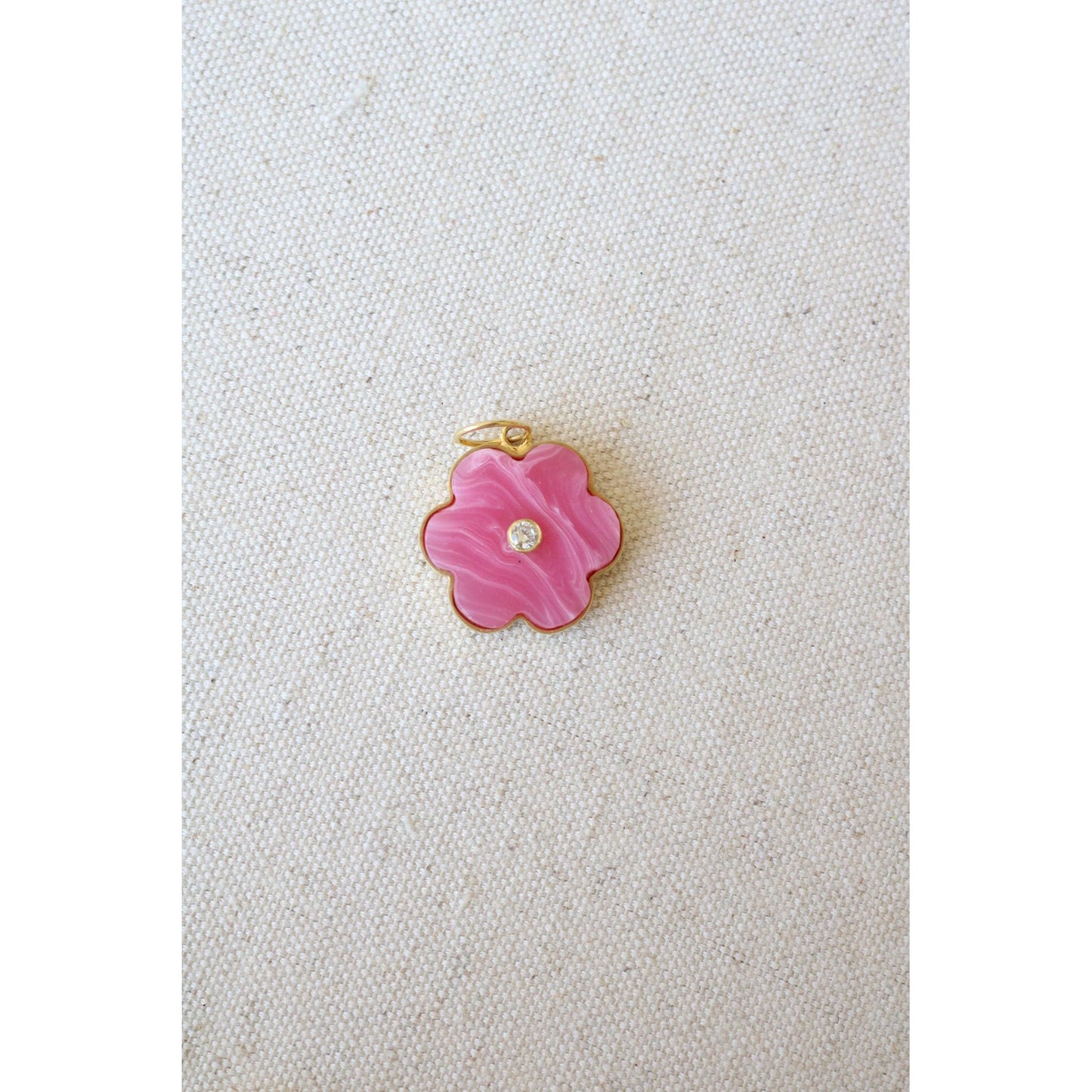 Gemstone Blossom Pendant