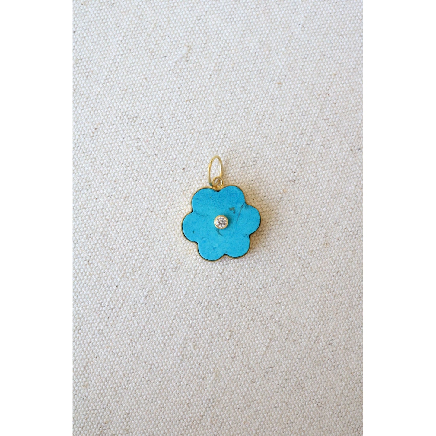 Gemstone Blossom Pendant
