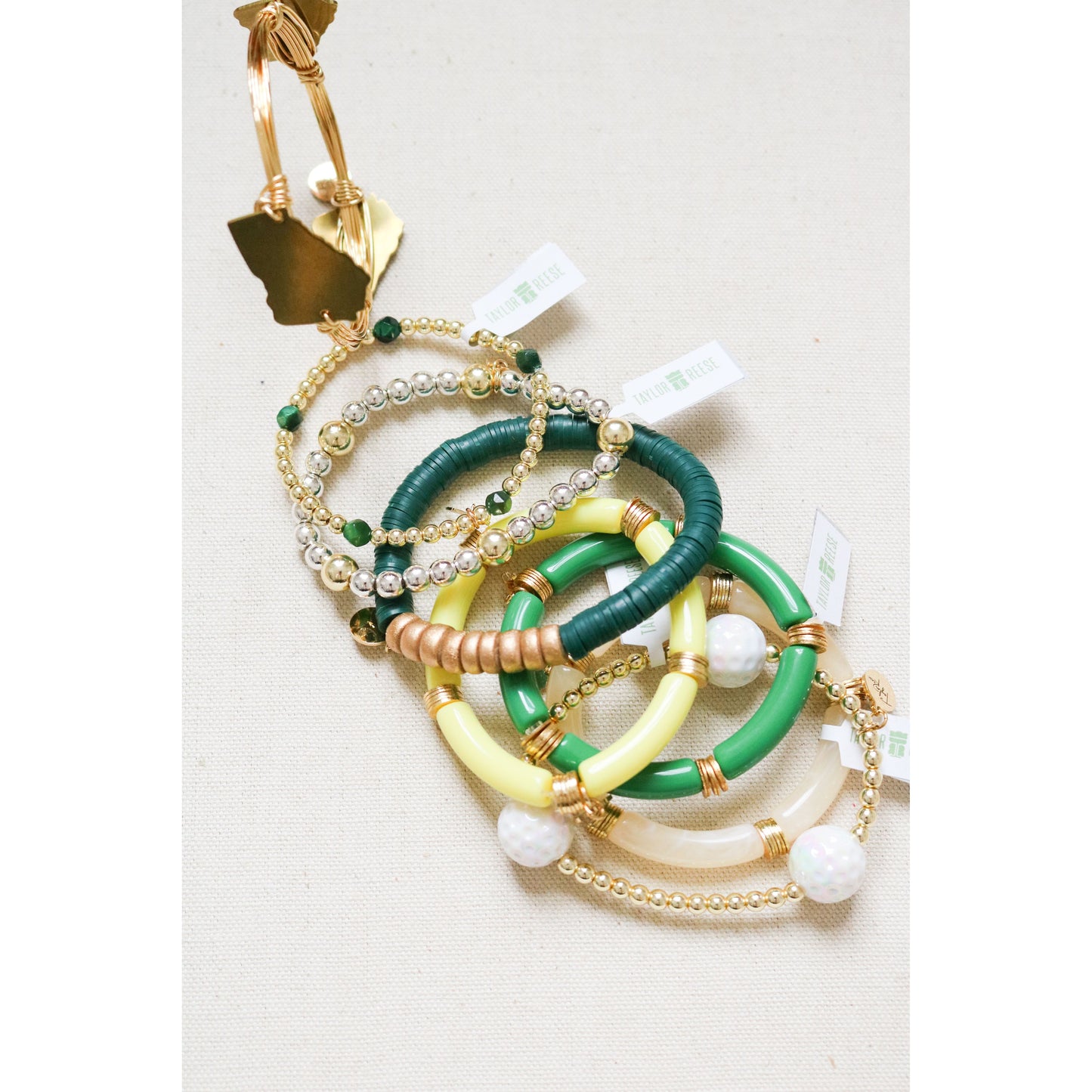 The Masters Green Jacket Bracelet Set (8 bracelets)