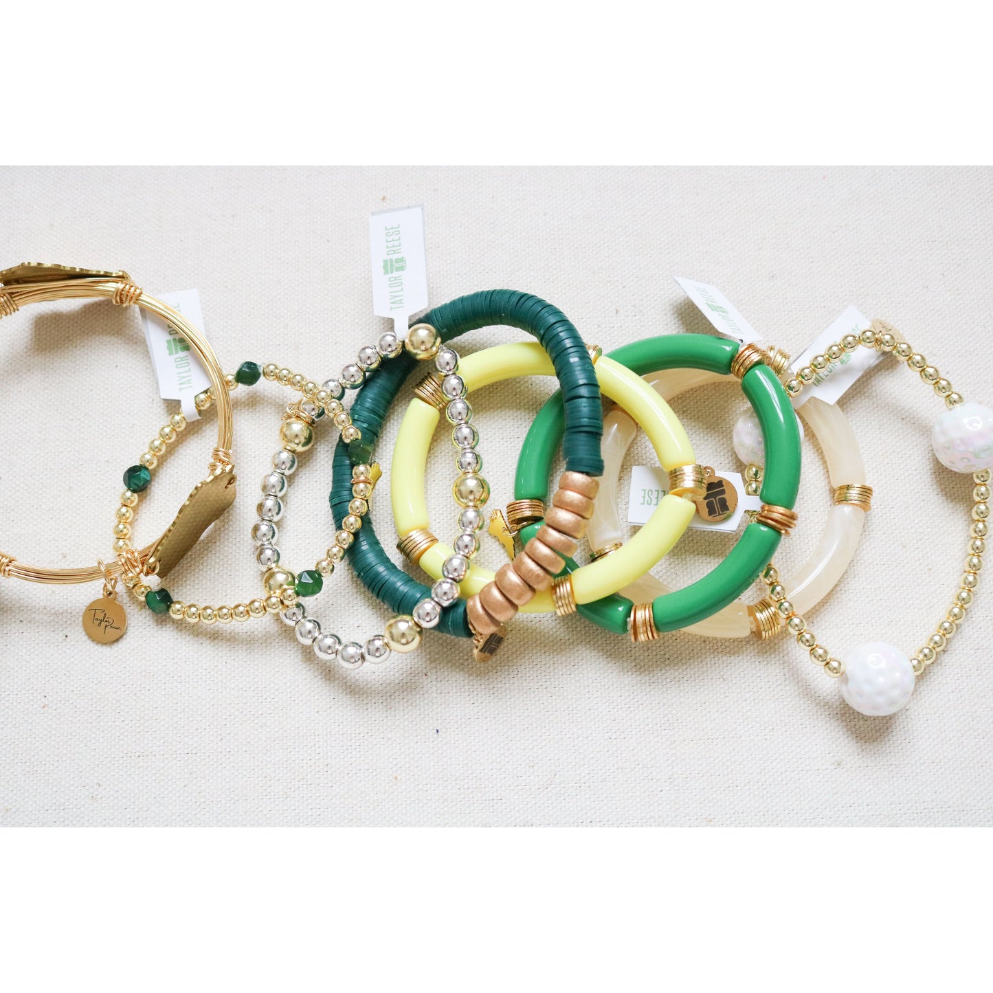 The Masters Green Jacket Bracelet Set (8 bracelets)