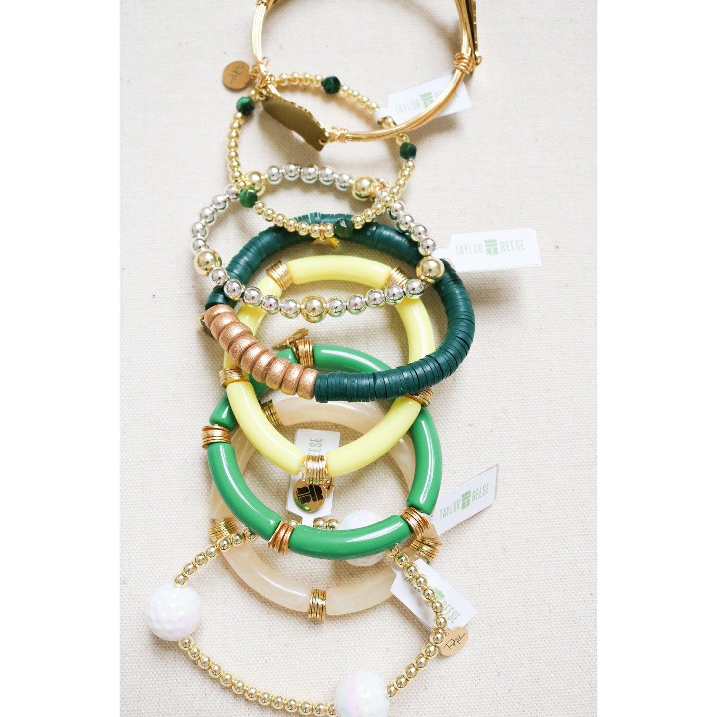 The Masters Green Jacket Bracelet Set (8 bracelets)