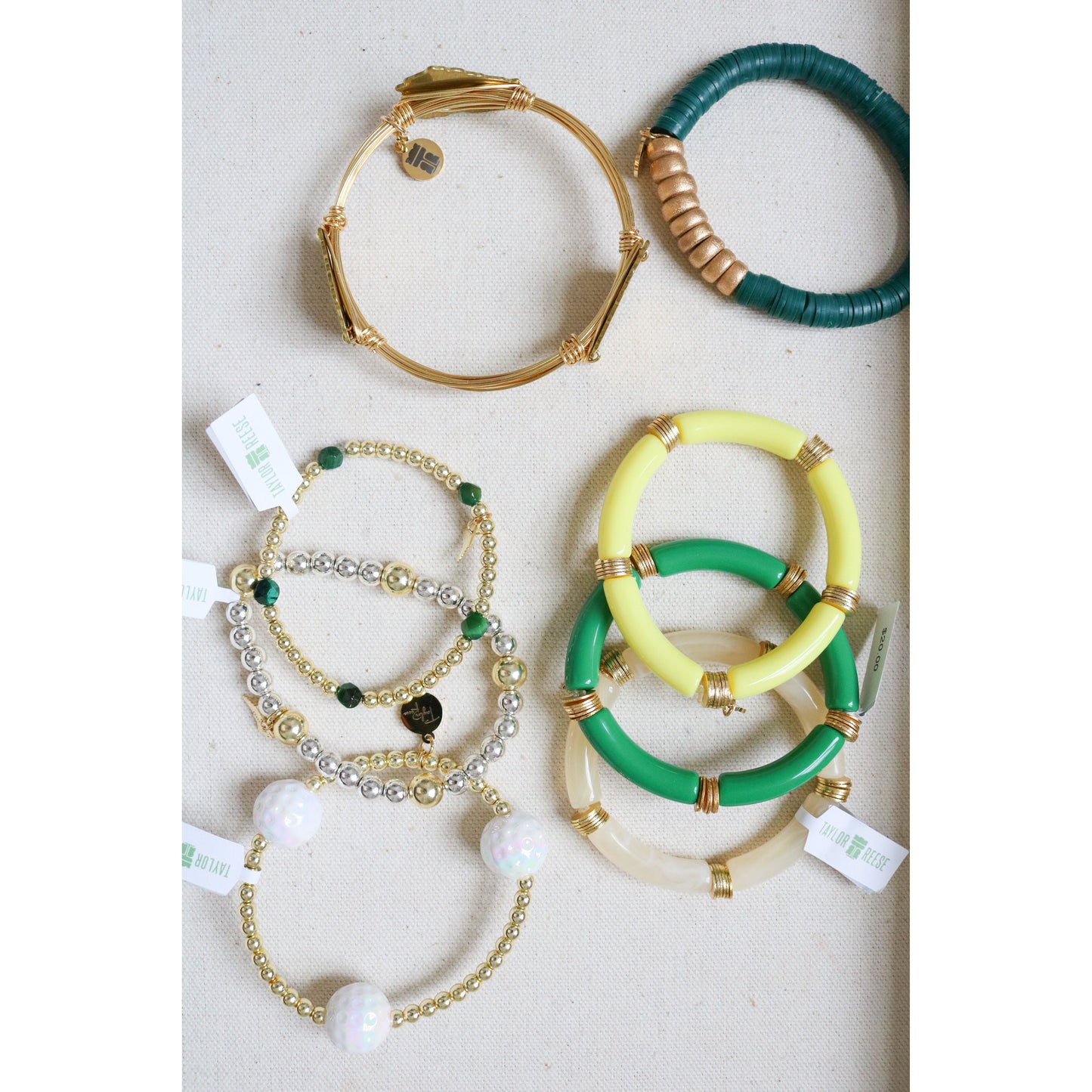 The Masters Green Jacket Bracelet Set (8 bracelets)