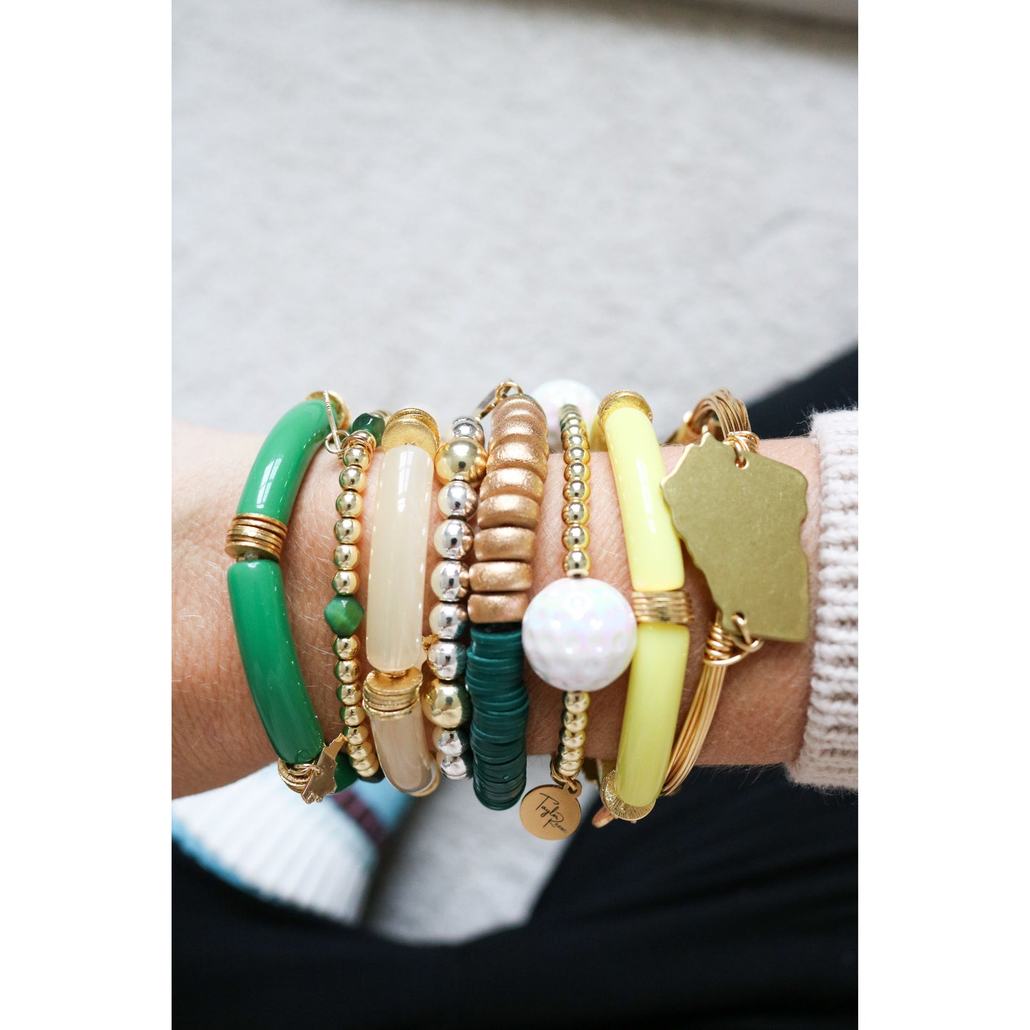 The Masters Green Jacket Bracelet Set (8 bracelets)