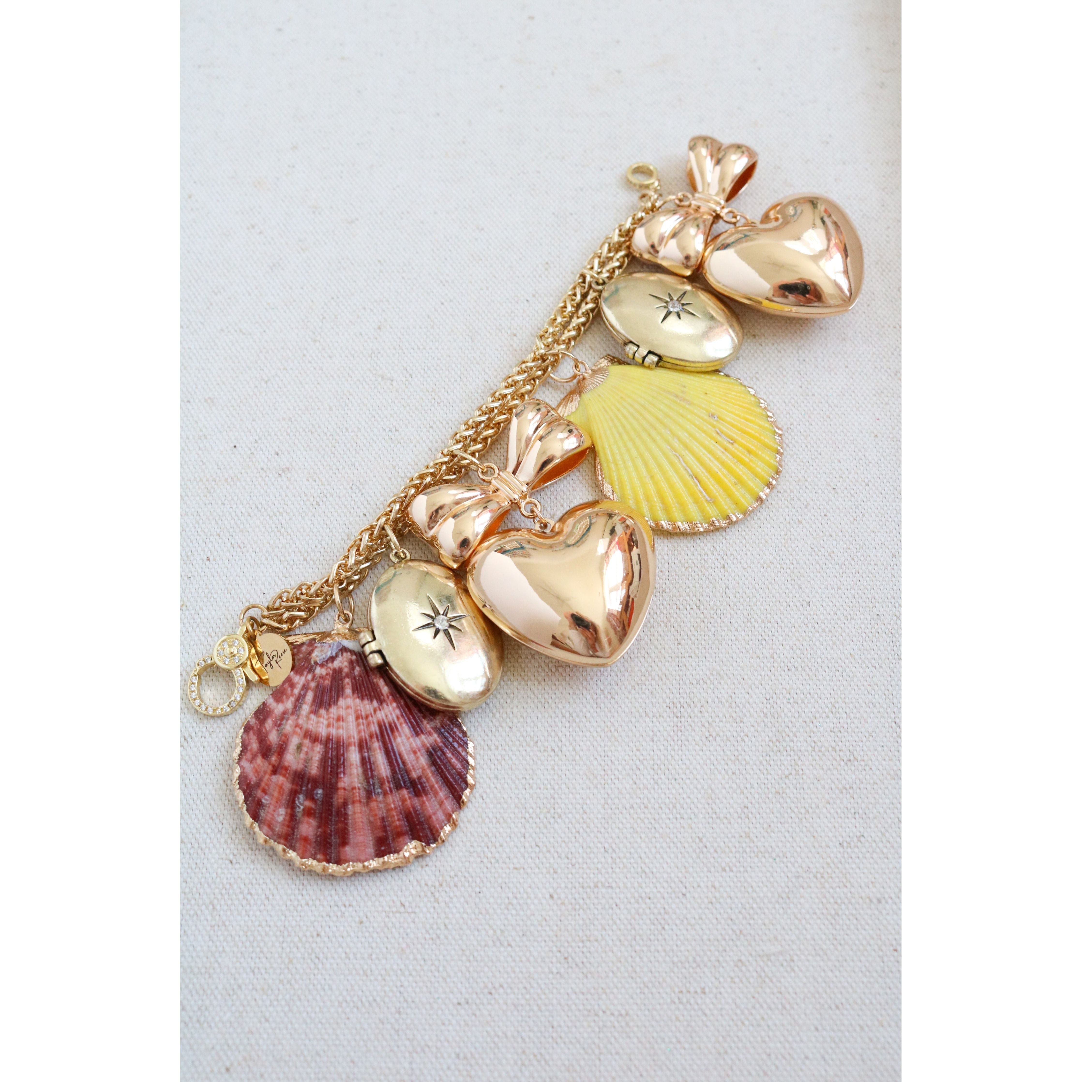 【HYERES LOR】22FW★ Colombed'Or Seashell Chain Bracelet Seashell Whispers Charm Bracelet – SHOPBELLASOL
