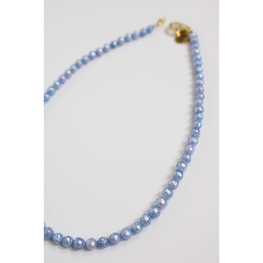 Blue Freshwater Pearl Necklace