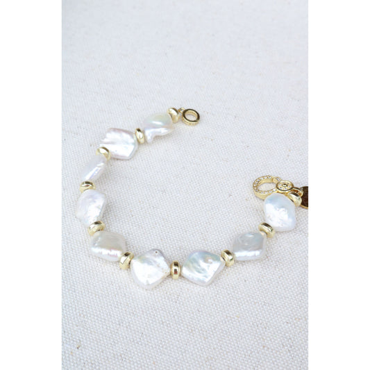 Moonlight Muse Freshwater Pearl Bracelet