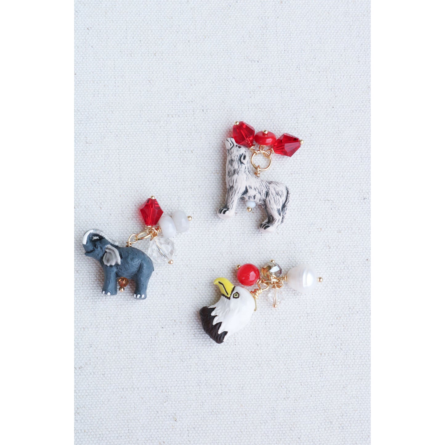 Elephant Mascot Charm