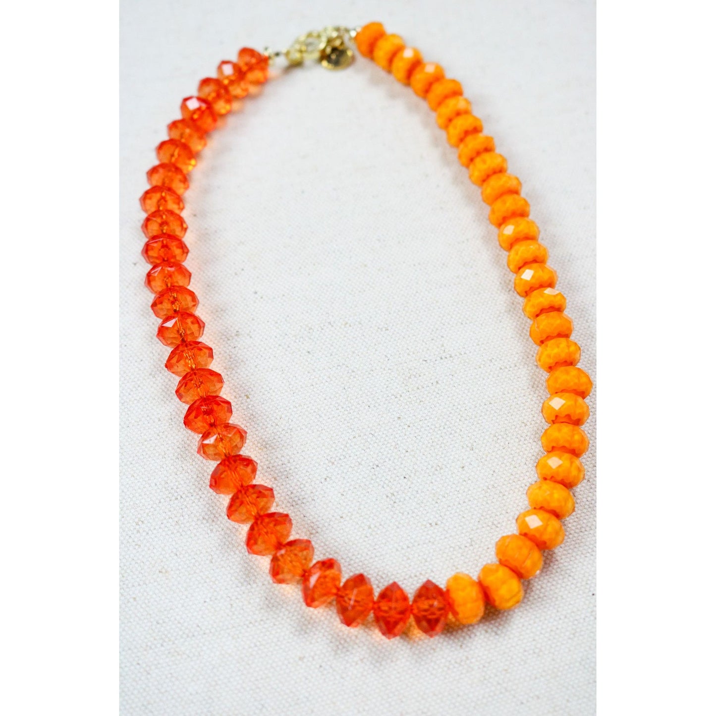 Orange Rock Candy Necklace