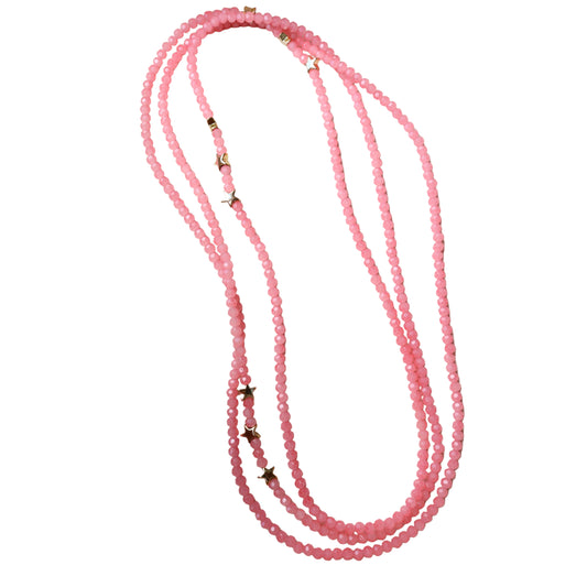 The Pink Melon All Star Multi-Way Necklace