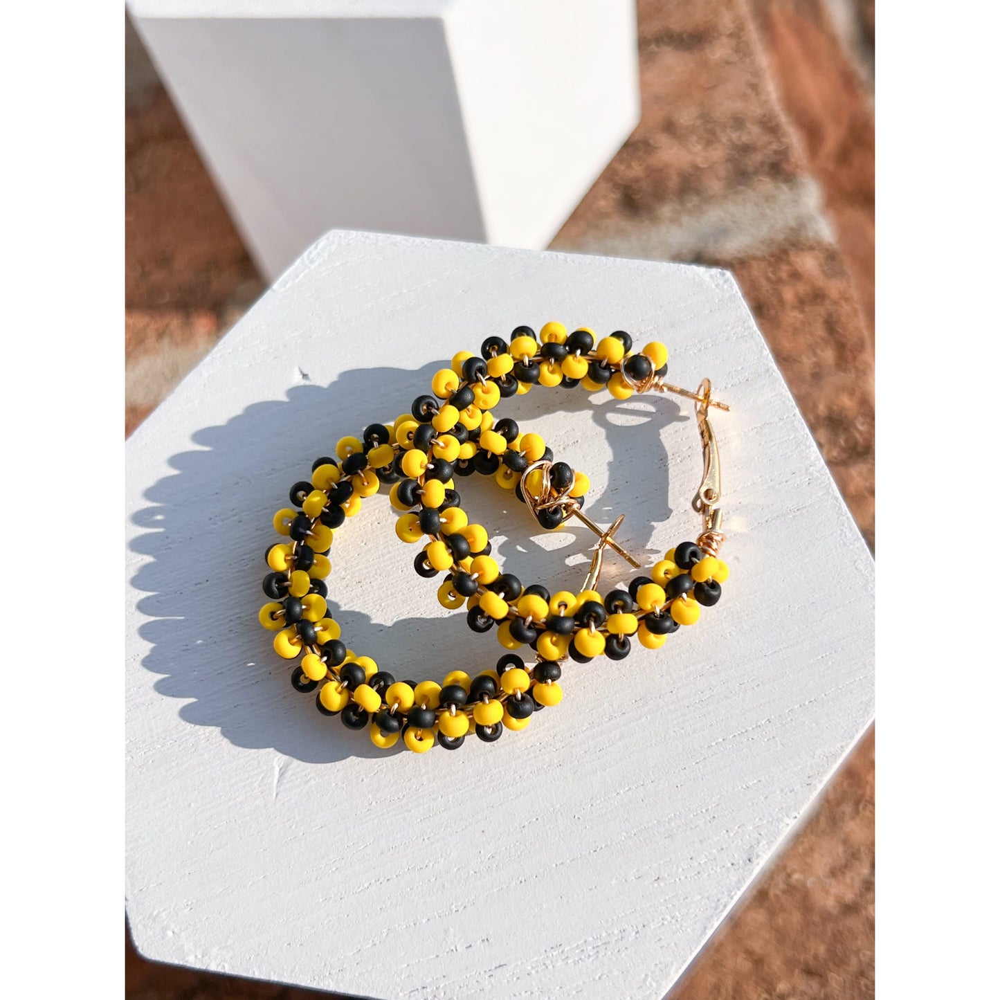 Pre-Game Beaded Hoops