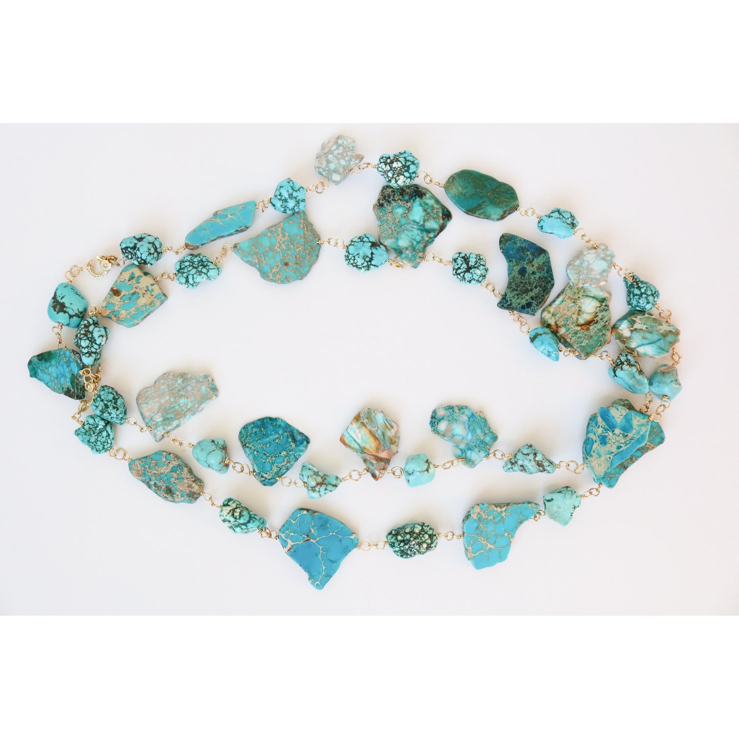 Turquoise Ranch Organic Stone Necklace