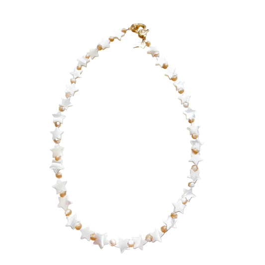 Mother of Pearl Star Necklace