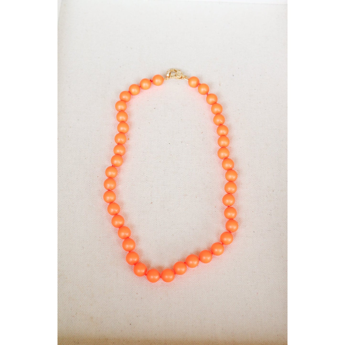 Neon Swarovski Pearl Hand Knotted Necklace