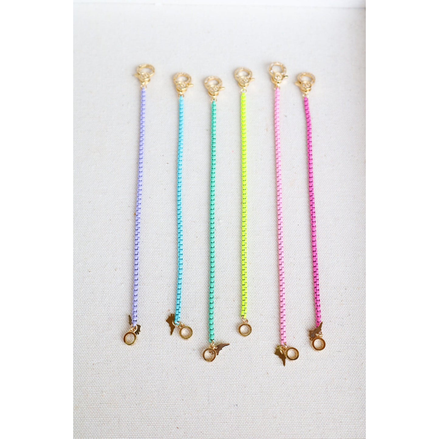 Enamel Box Chain Bracelet