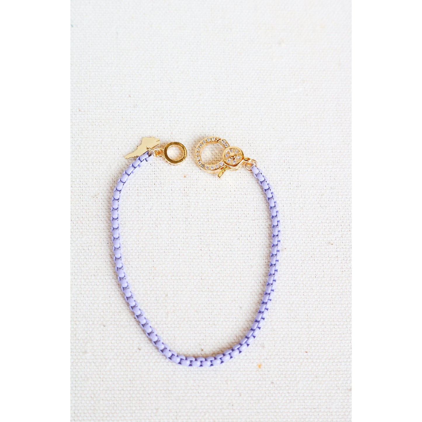 Enamel Box Chain Bracelet