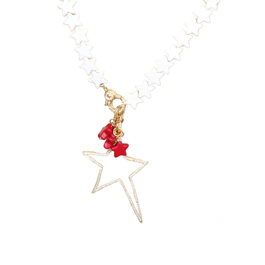 Big Star Pave Pendant Necklace