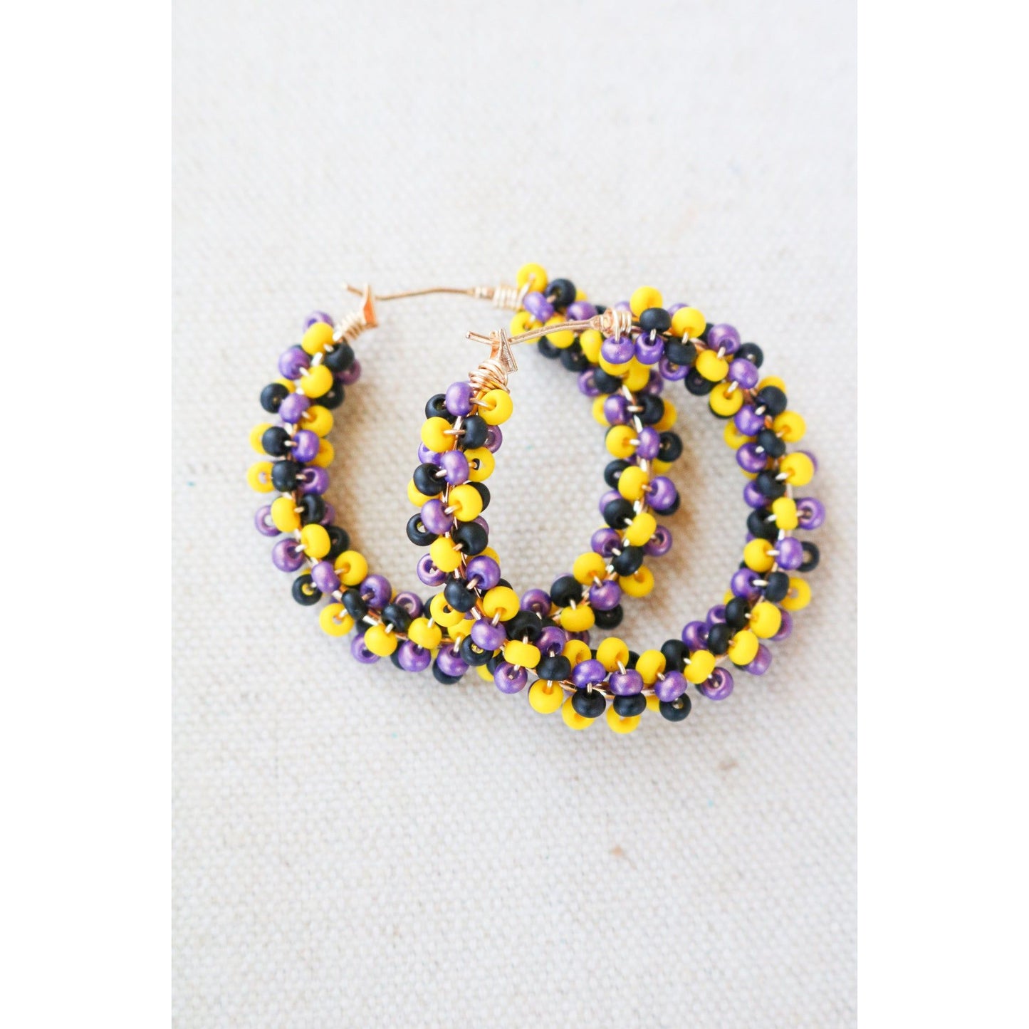 Pre-Game Beaded Hoops