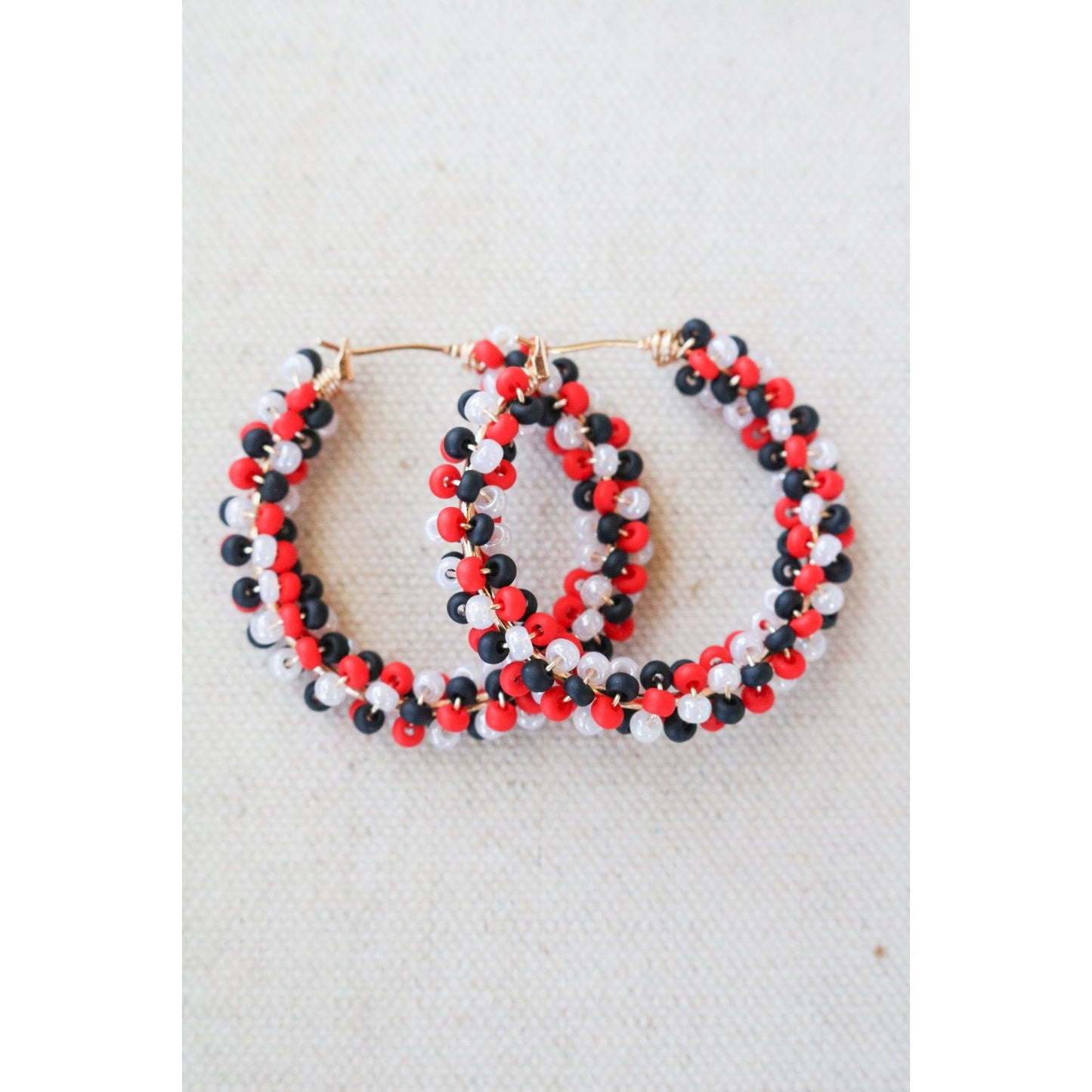 Pre-Game Beaded Hoops