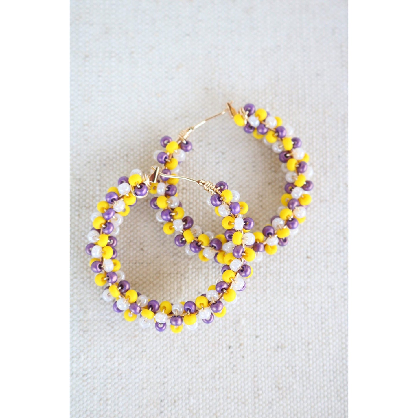 Pre-Game Beaded Hoops