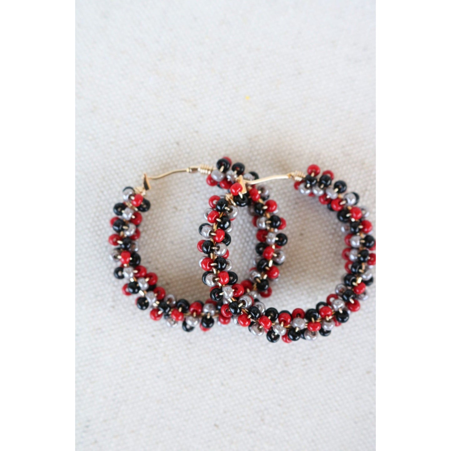 Pre-Game Beaded Hoops