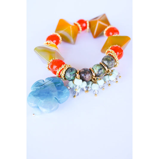 Fall Flower Bracelet