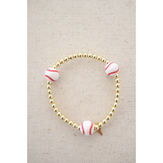 Baseball Goldie Bracelet
