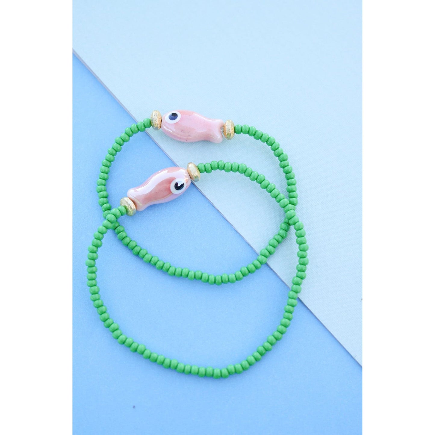The Little Fish Beaded Bracelet