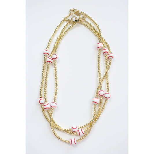 Baseball Goldie Necklace