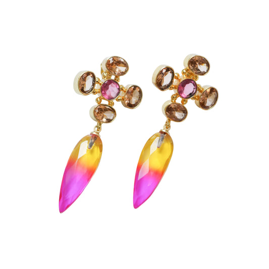 Sunrise Gemstone Earring