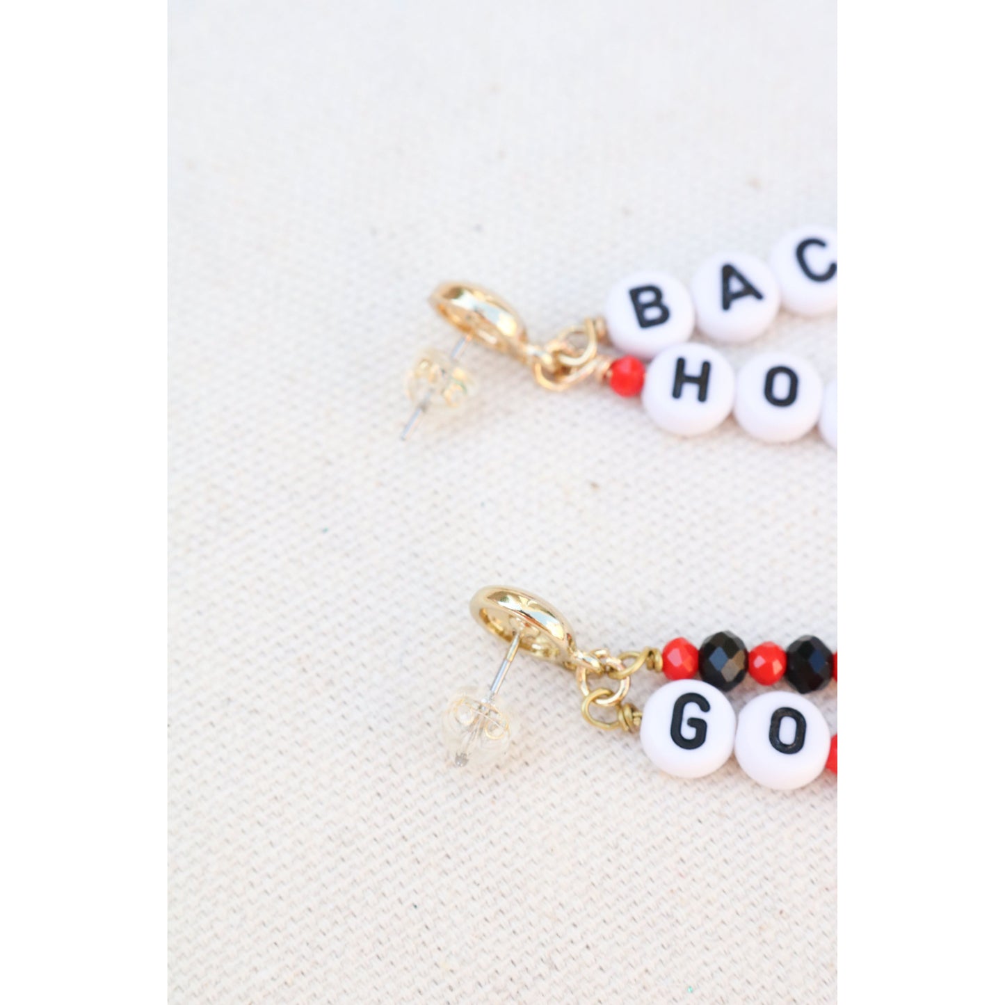 Wolfpack Team Chant Earrings