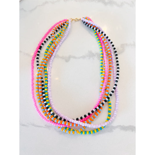 80s Baby Beaded Necklace