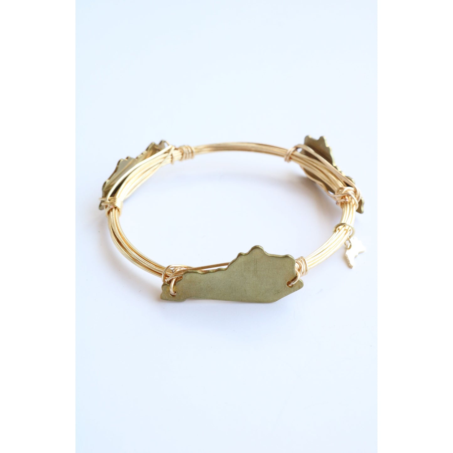 State of Kentucky Wire Wrapped Bangle