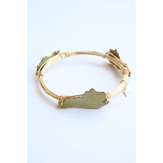 State of Kentucky Wire Wrapped Bangle