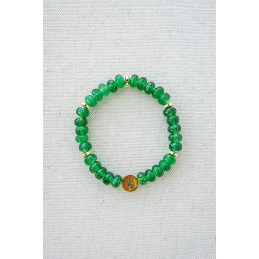 Taylor Reese x NLJC Crest Beaded Bracelet