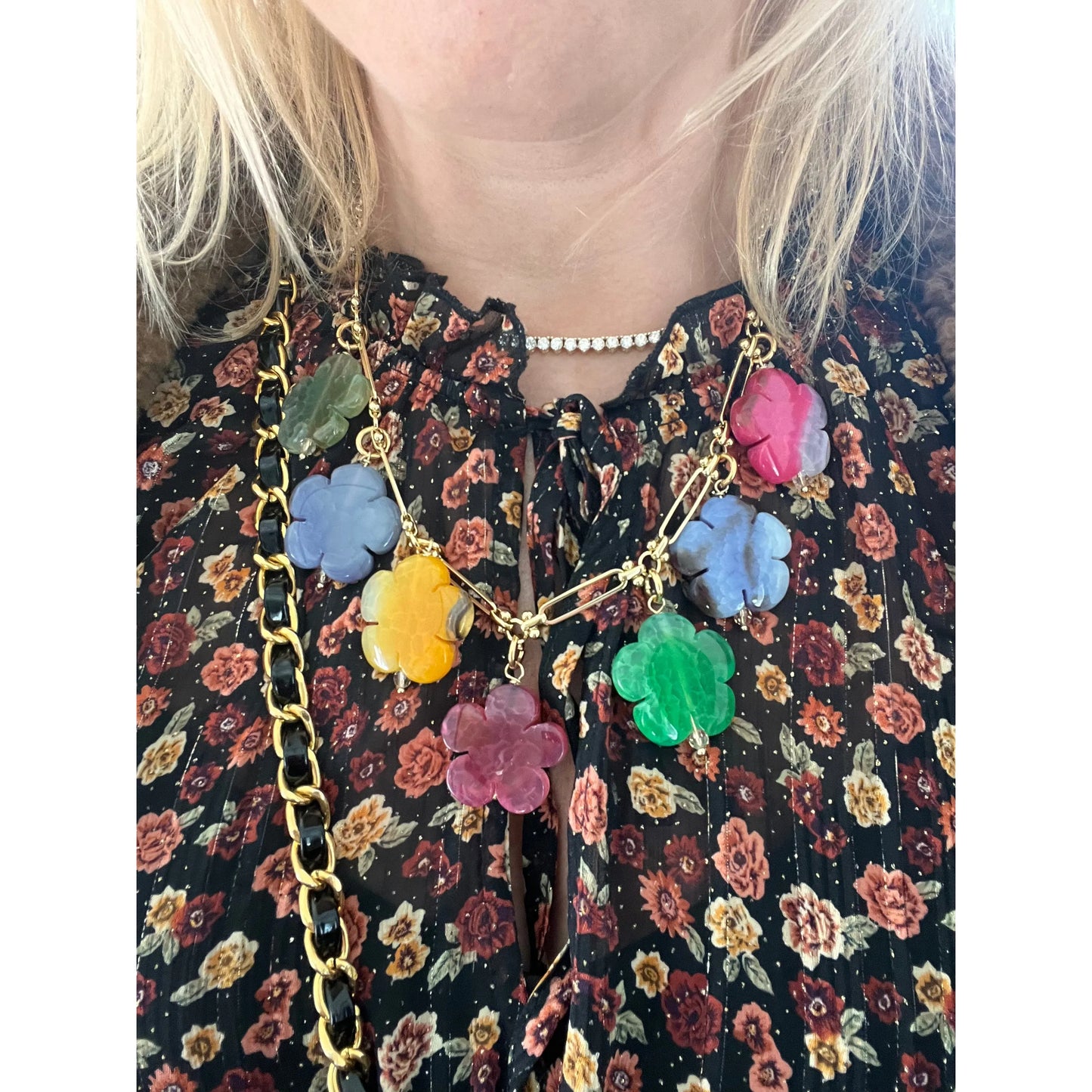 The Secret Garden Necklace in Spring Garden