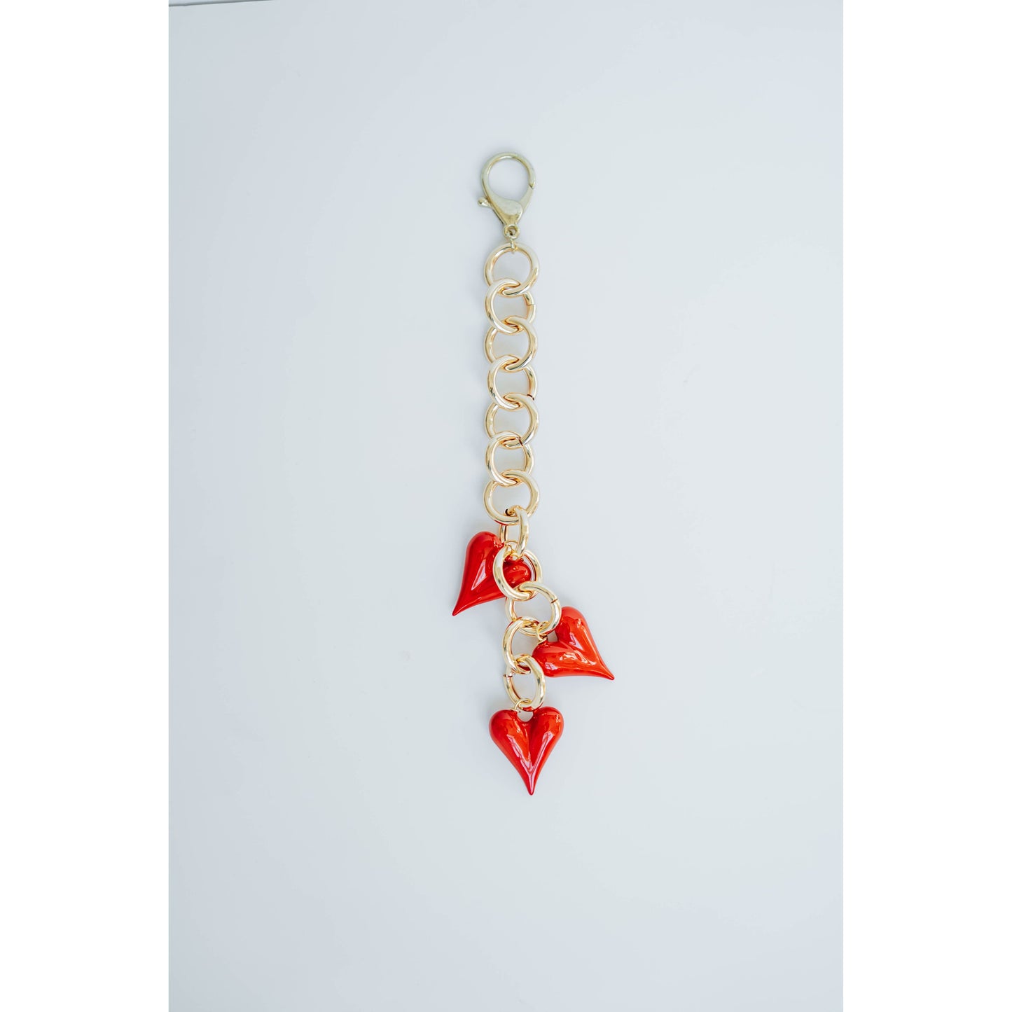 Taylor Reese x The Heartest Yard Puffy Heart Two-Way Link Bracelet + Bag Charm