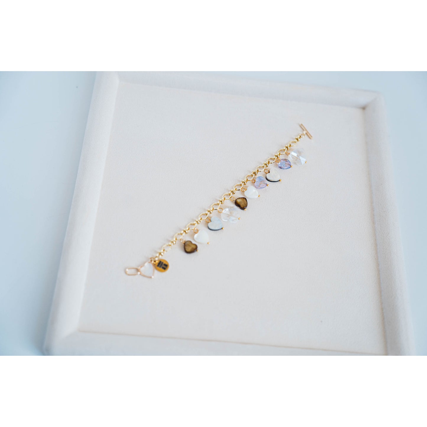 Taylor Reese x The Heartest Yard 10 Year Heart Charm Bracelet