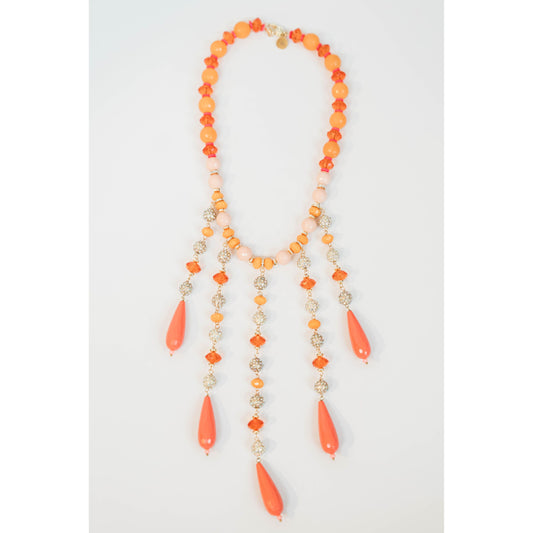 After The Heat Gemstone + Crystal Necklace