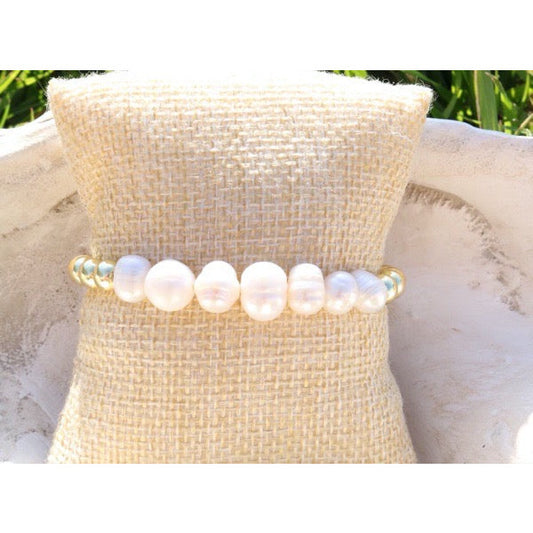 Pearl Goldie Stretch Bracelet