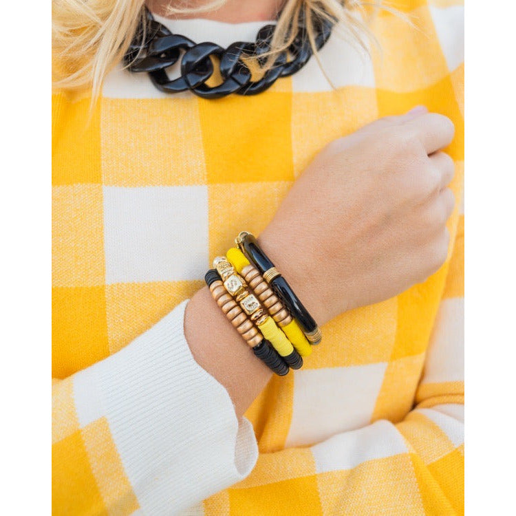 Appalachian State (ASU) Pave Stretch Bracelet