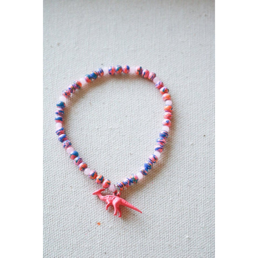 Pink Allosaurus Dino Bracelet