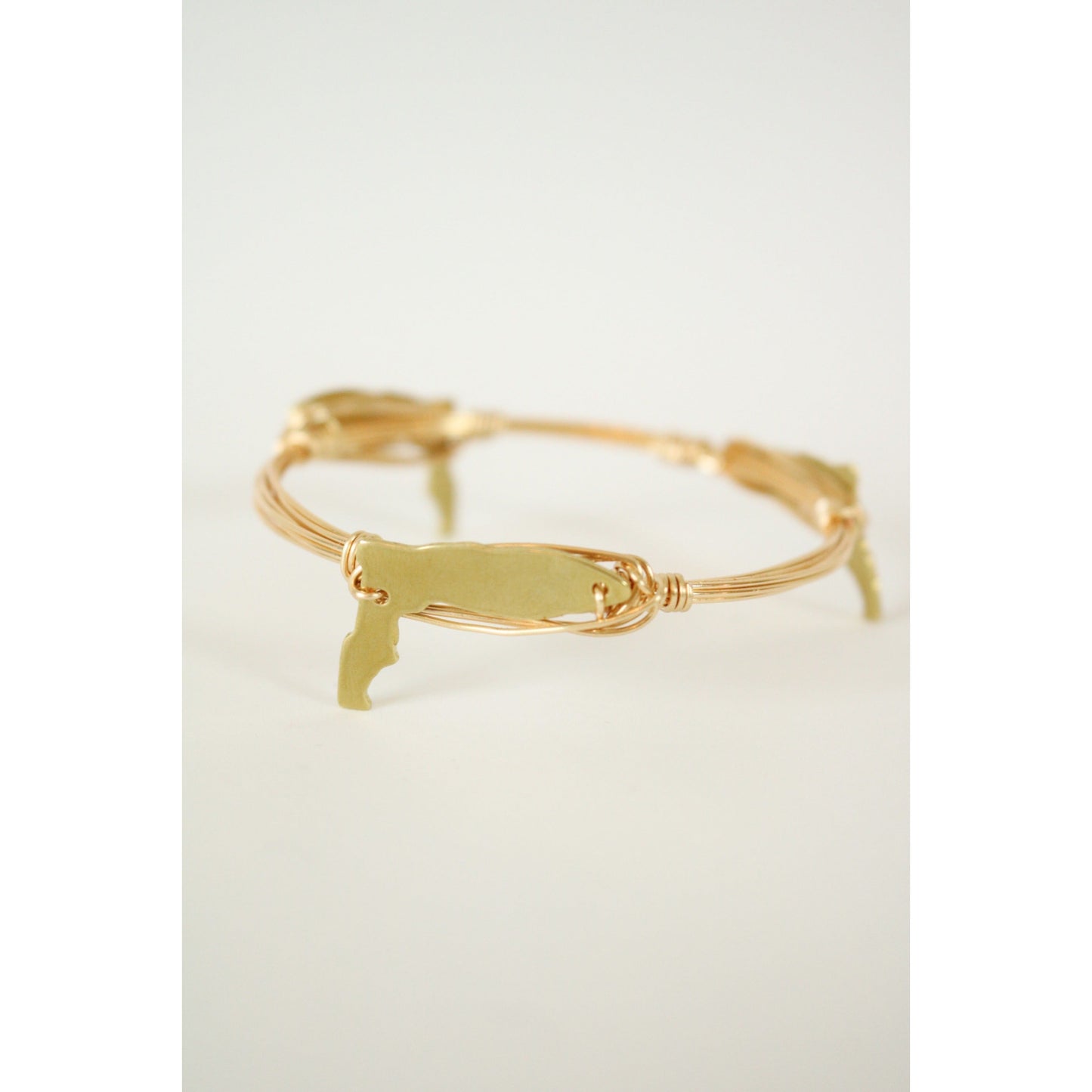 State of Florida Wire Wrapped Bangle