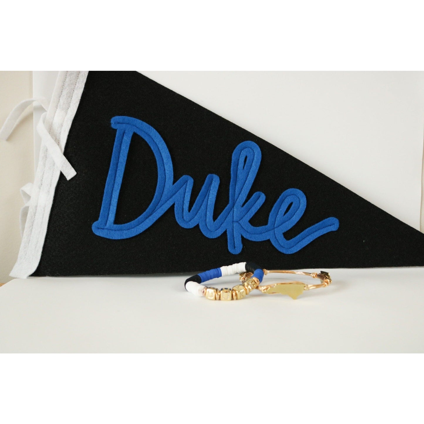 Duke University (DUKE) Pave Polymer Clay Bracelet